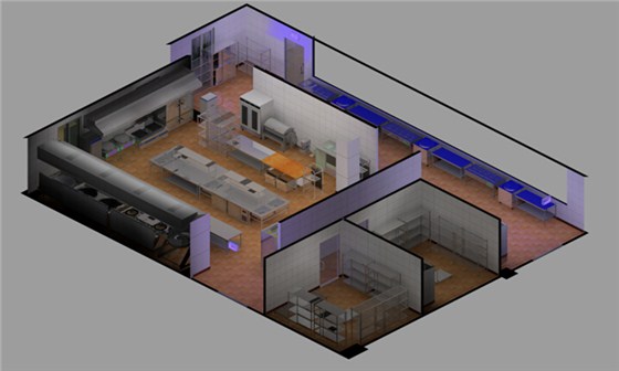 廚房設備整體效果圖 廚房設備整體效果圖