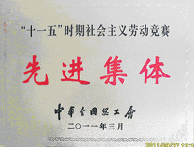 大明廚具獲評(píng)”十一五“時(shí)期社會(huì)主義勞動(dòng)競(jìng)賽先進(jìn)集體 大明廚具獲評(píng)”十一五“時(shí)期社會(huì)主義勞動(dòng)競(jìng)賽先進(jìn)集體