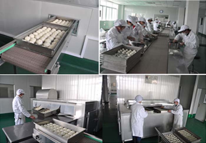 中央廚房工作照片 中央廚房設(shè)備工作現(xiàn)場(chǎng)