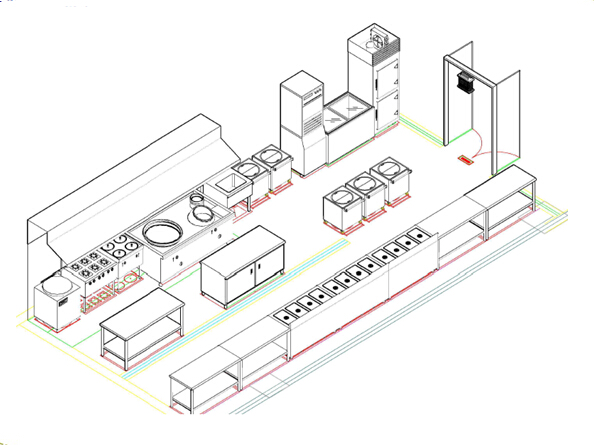 風味蒸煮區效果圖 風味蒸煮區效果圖