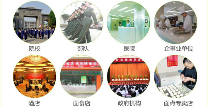 應用于酒店、學校食堂、中央廚房、食品加工廠等對饅頭的成型加工 適用與酒店、餐飲飯店、院校及員工食堂面食加工