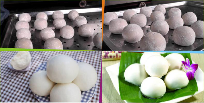 仿手工圓形饅頭,好看 美味 饅頭機做出的饅頭