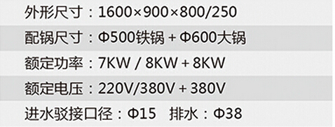 單炒單尾單大炒爐參數(shù) 單炒單尾單大炒爐參數(shù)