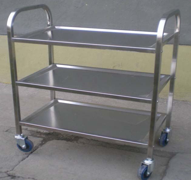 不銹鋼三層餐車 不銹鋼三層餐車
