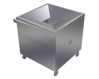 不銹鋼殘食車 不銹鋼殘食車